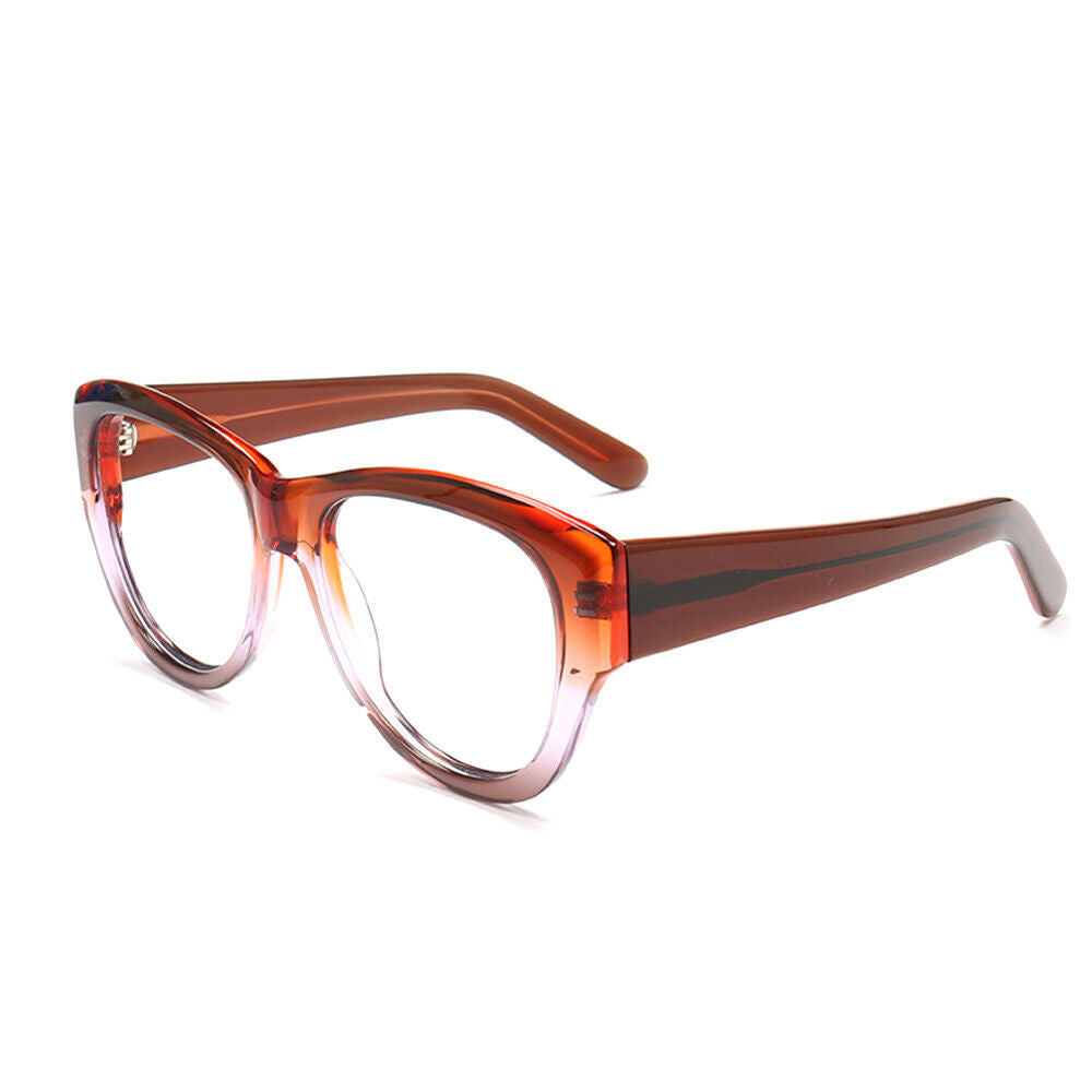 Teri | Round Gradient Glasses For Women | Colorful Full Rim Acetate Glasses