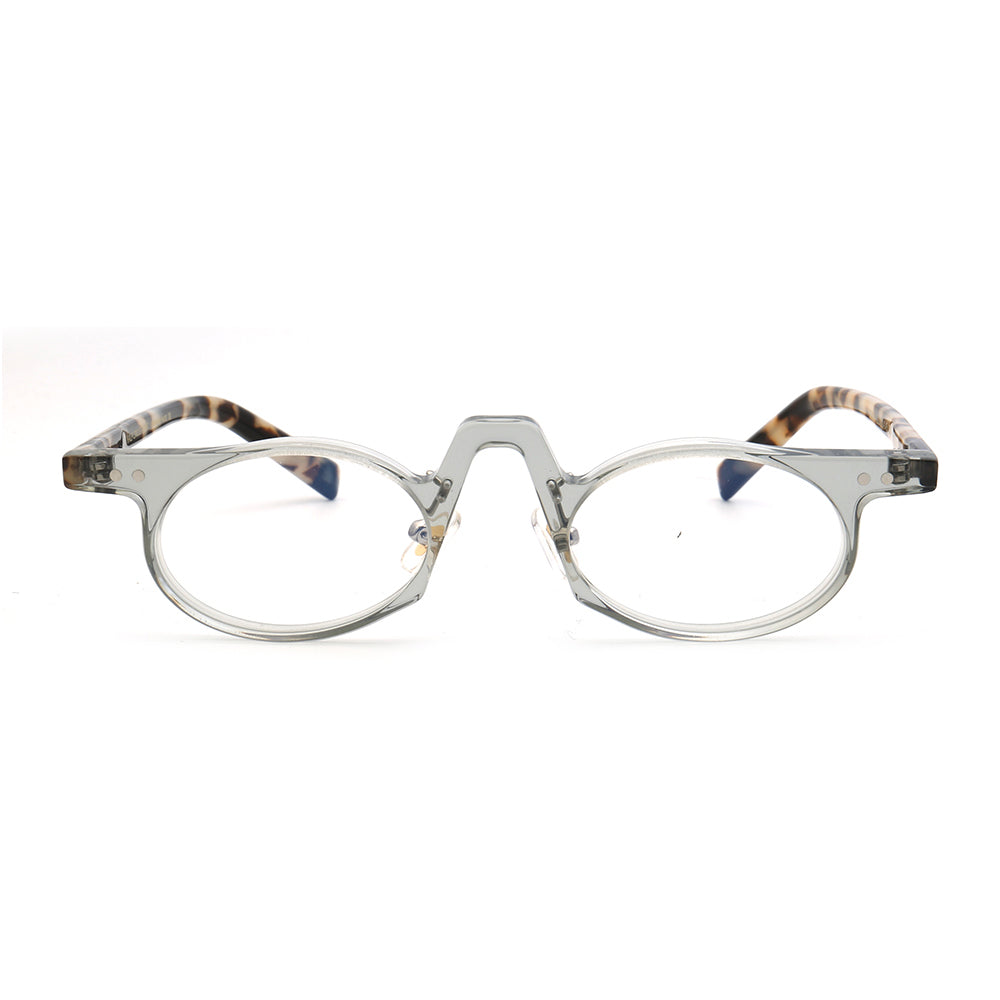 Revive | Retro Oval Eyeglasses for Men | Womens Tortoise Shell Funky Glasses Frames