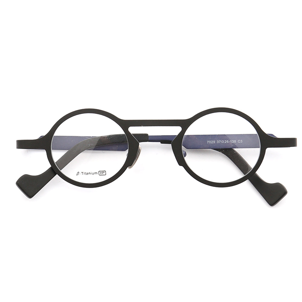 Avery | Vintage Round Titanium Eyeglasses for Men | Fashionable Womens Eyewear Frames Online