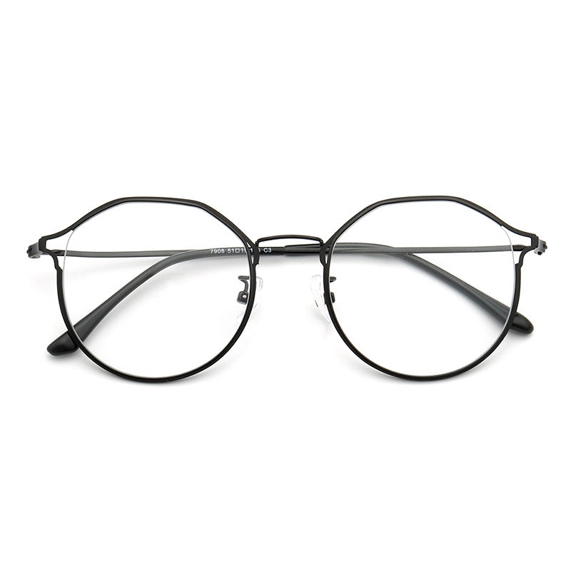 Eva | Cat Eye Glasses For Women | Lightweight Metal Eyeglass Frames Purple
