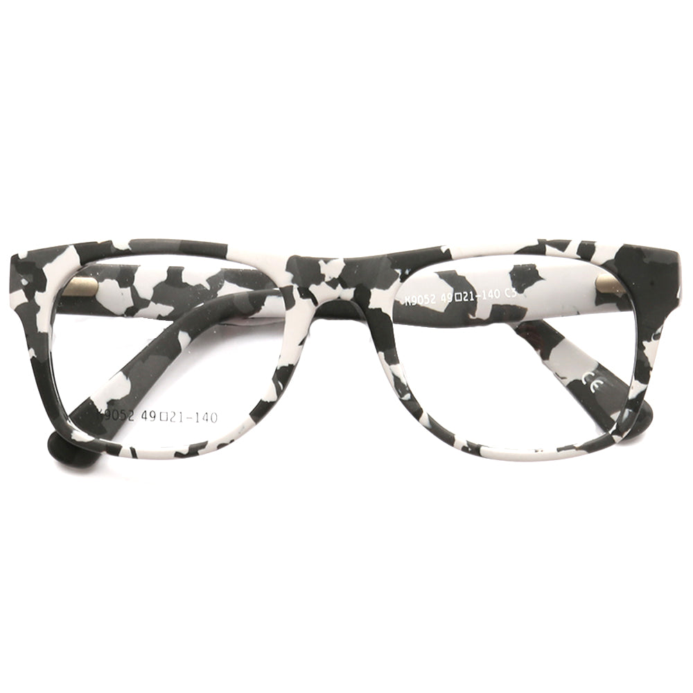 Spencer | Modern Camo Patterned Acetate Eyeglass Frames for Women | Square Mens Camouflage Glasses Online
