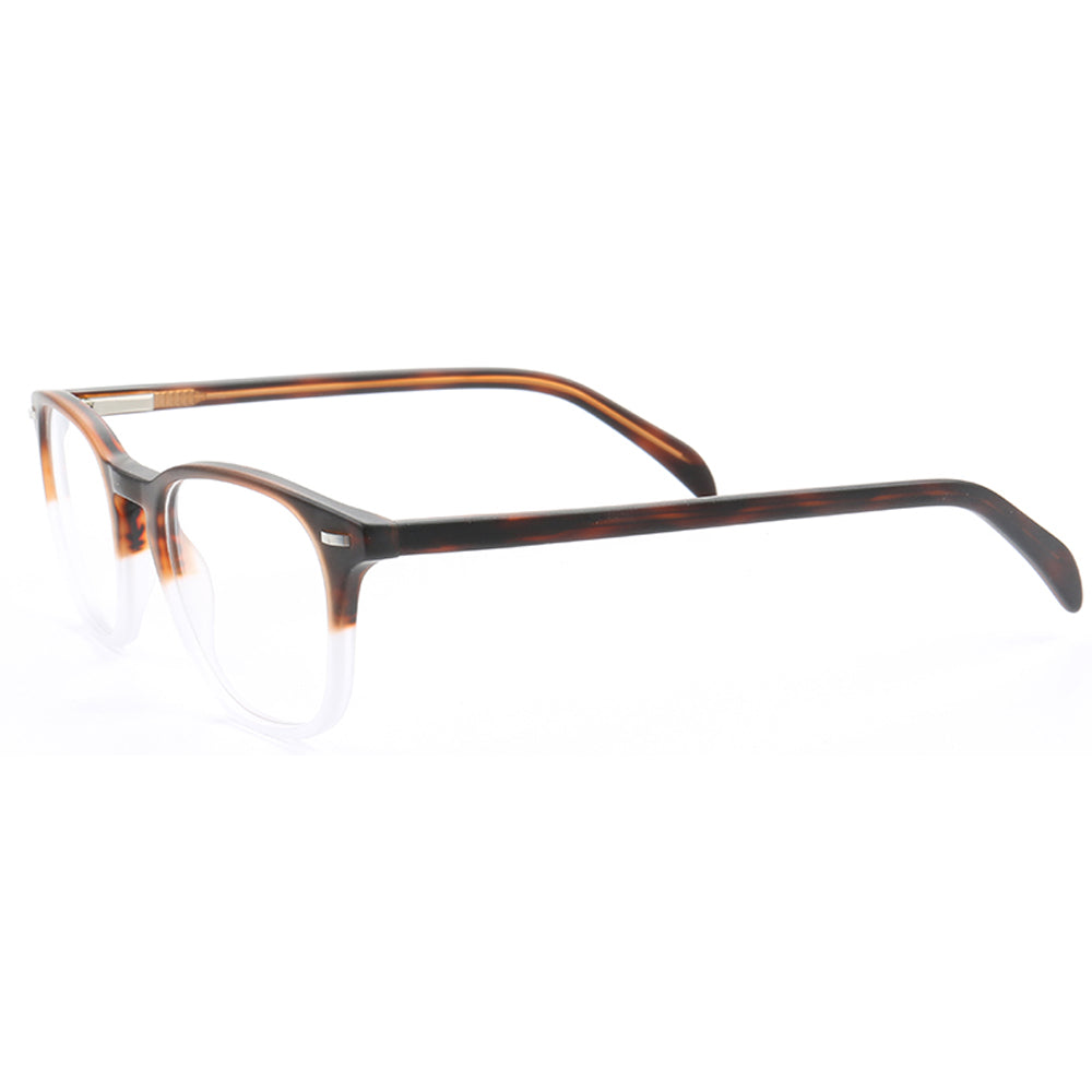 Stetson | Round Full Rim Two Tone Womens Square Eyewear | Retro Brown Mens Glasses Frames Online