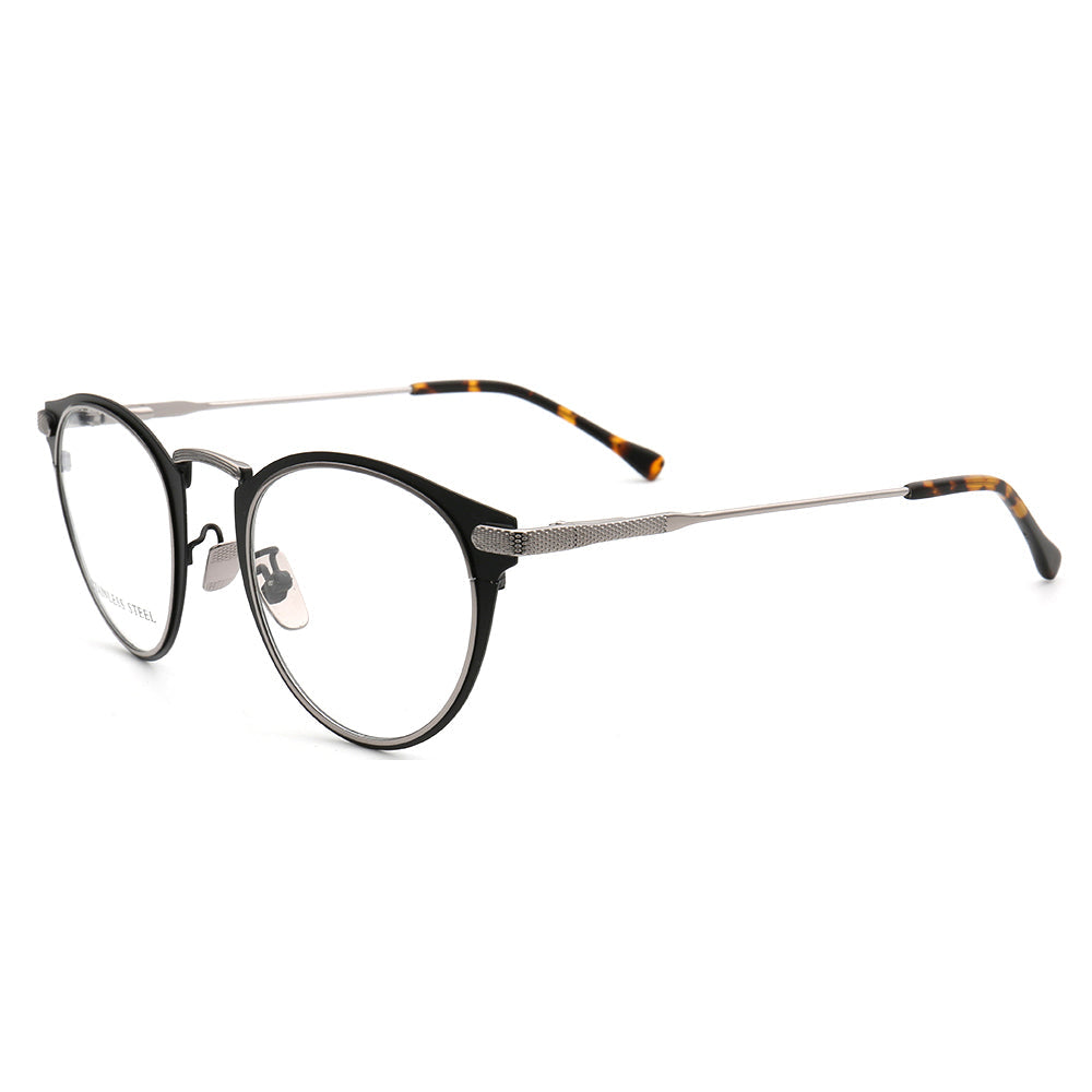 Tate | Vintage Round Stainless Steel Eyeglasses For Men & Women | Lightweight Modern Glasses Frames