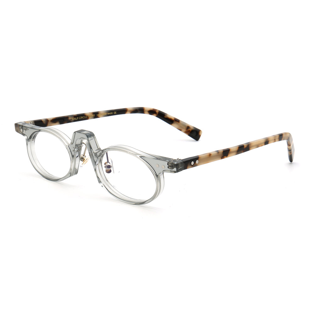 Revive | Retro Oval Eyeglasses for Men | Womens Tortoise Shell Funky Glasses Frames