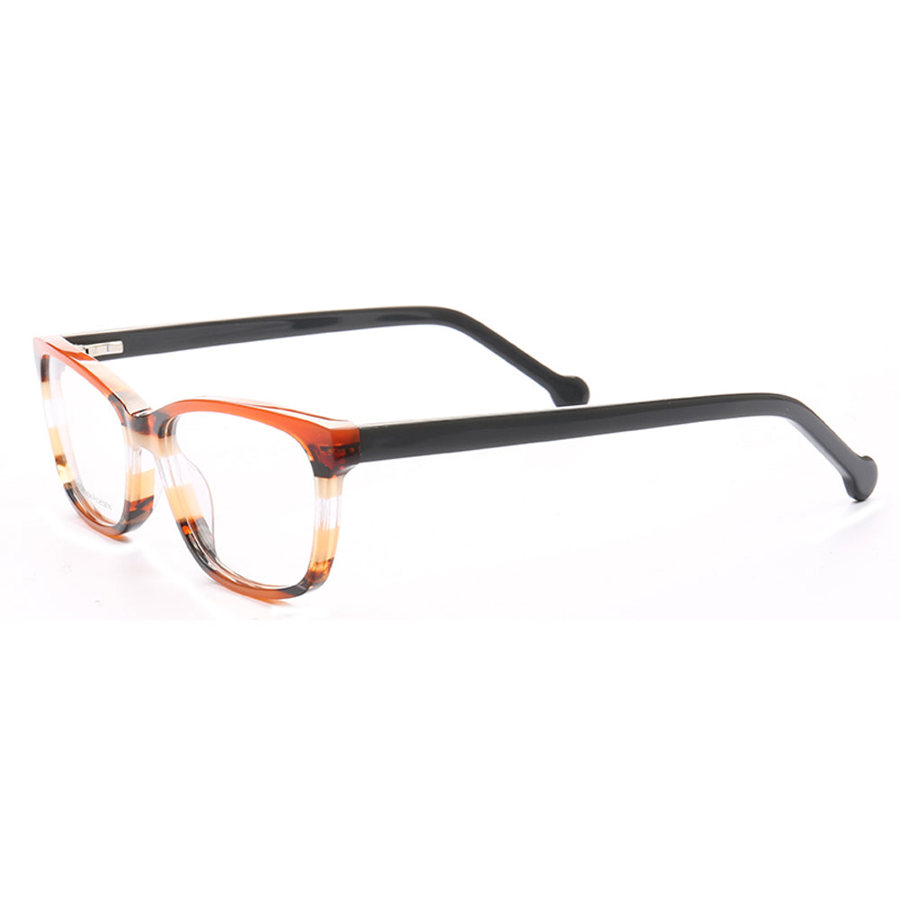 Hilda | Fashionable Acetate Glasses For Women | Pink Striped Eyeglasses Frames Online