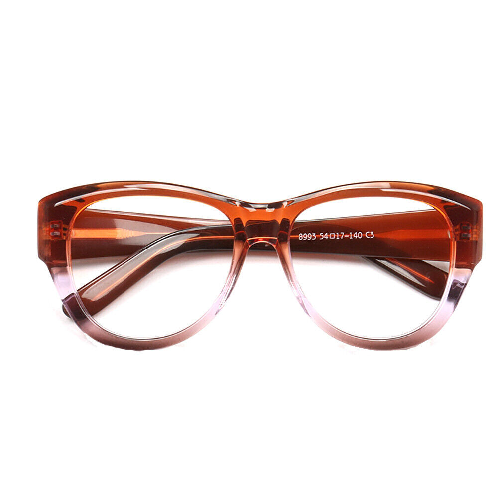 Teri | Round Gradient Glasses For Women | Colorful Full Rim Acetate Glasses