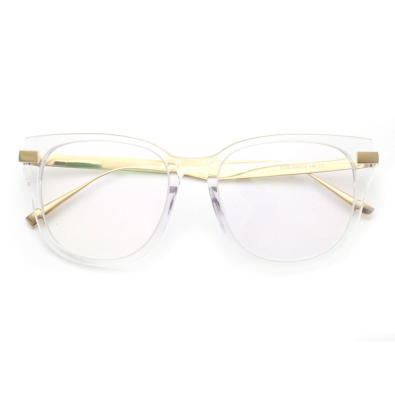 Bessie | Modern Stylish Round Full Rim Eyeglasses | Lightweight Titanium & Acetate Frame