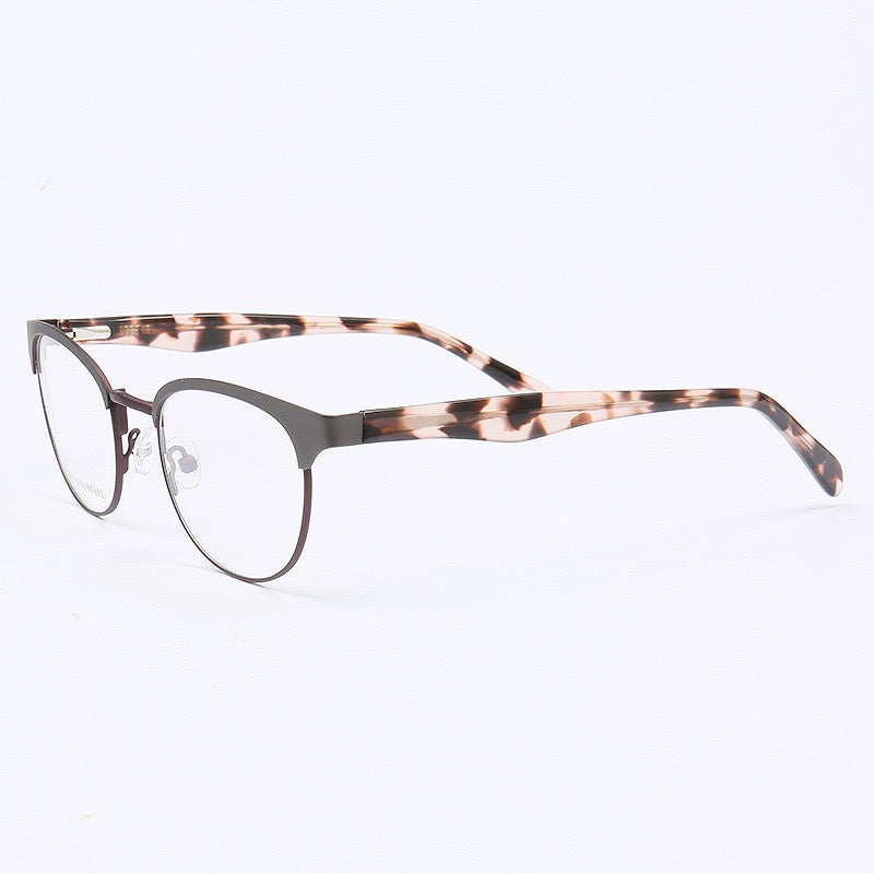 Georgia｜Stylish Women Stainless Steel Round Glasses Frames