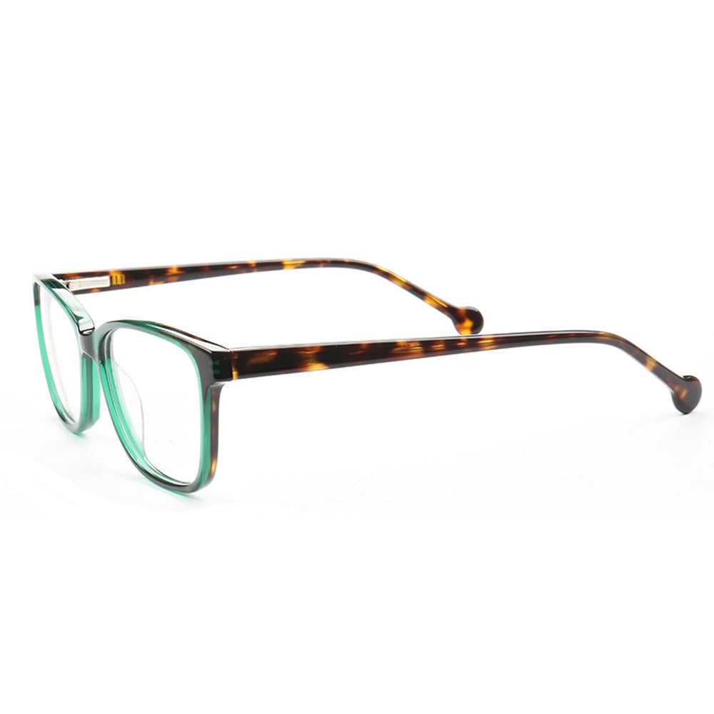 Lorena | Two Toned Tortoise Shell Eyeglasses Frames | Full Rim Colorful Patterned Design