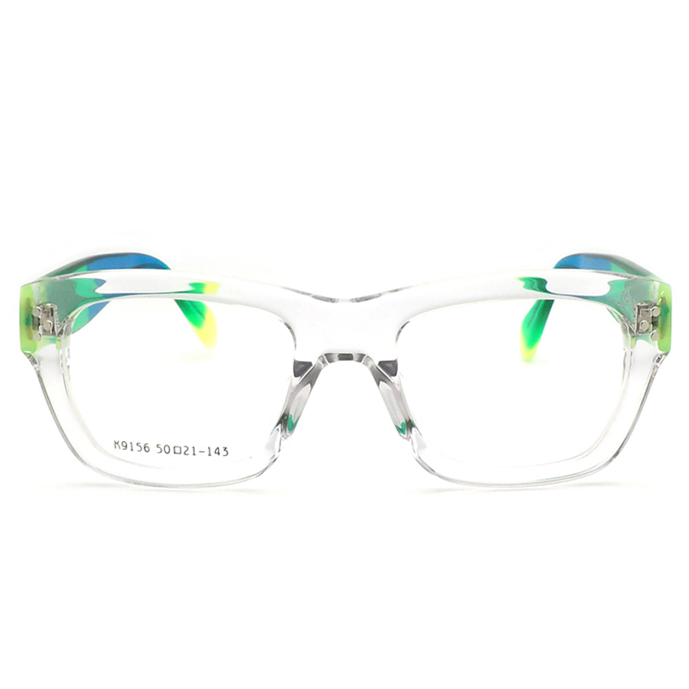 Gradient | Square Full Rim Acetate Eyeglasses | Colorful Fashionable Glasses For Men & Women