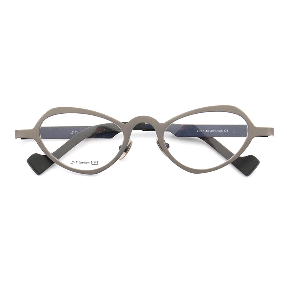 Charmaine | Titanium Cat Eye Glasses For Women | Heart Shaped Butterfly Design