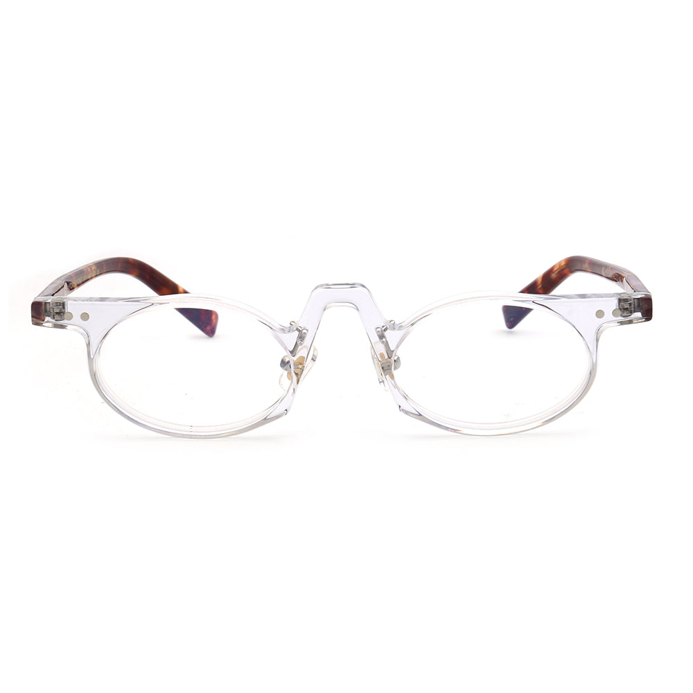 Revive | Retro Oval Eyeglasses for Men | Womens Tortoise Shell Funky Glasses Frames
