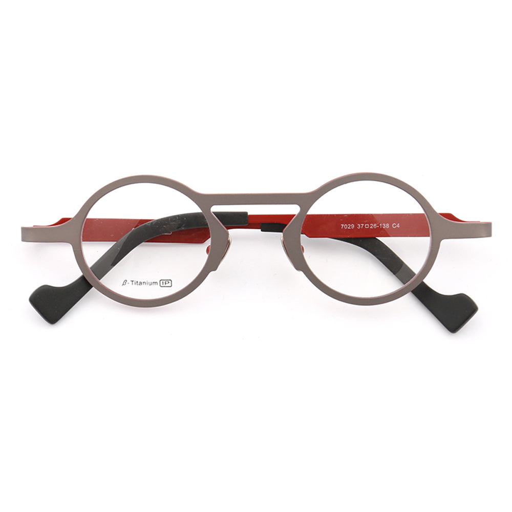 Avery | Vintage Round Titanium Eyeglasses for Men | Fashionable Womens Eyewear Frames Online