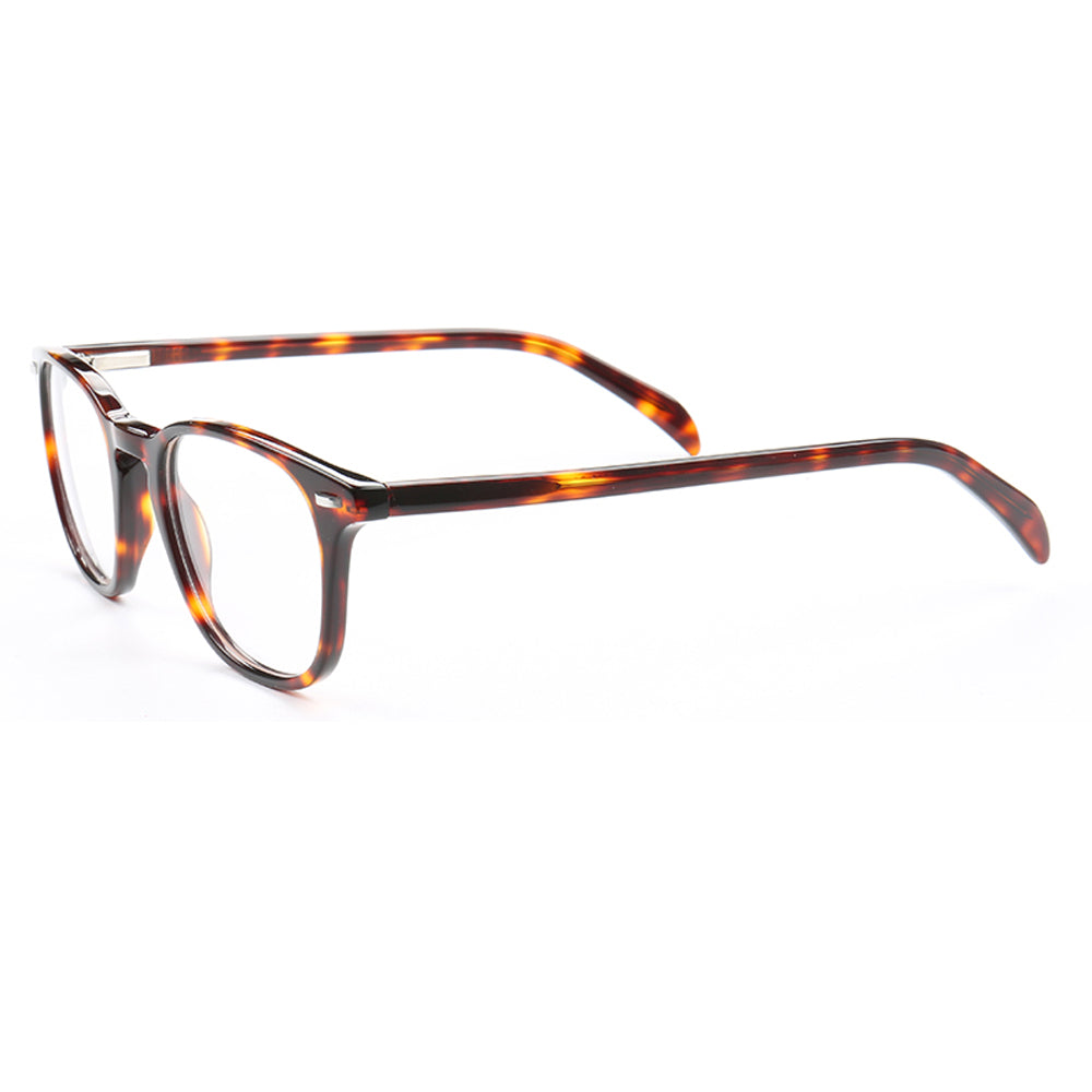 Stetson | Round Full Rim Two Tone Womens Square Eyewear | Retro Brown Mens Glasses Frames Online