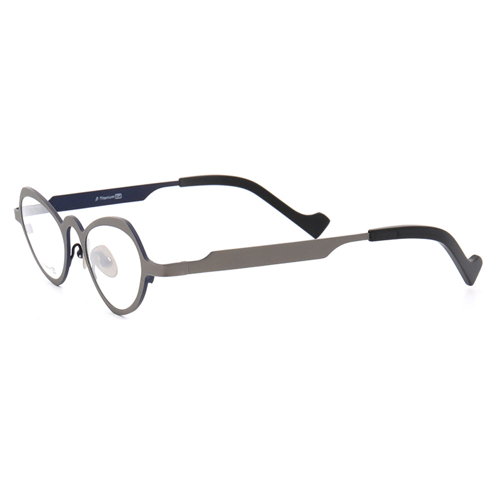 Charmaine | Titanium Cat Eye Glasses For Women | Heart Shaped Butterfly Design
