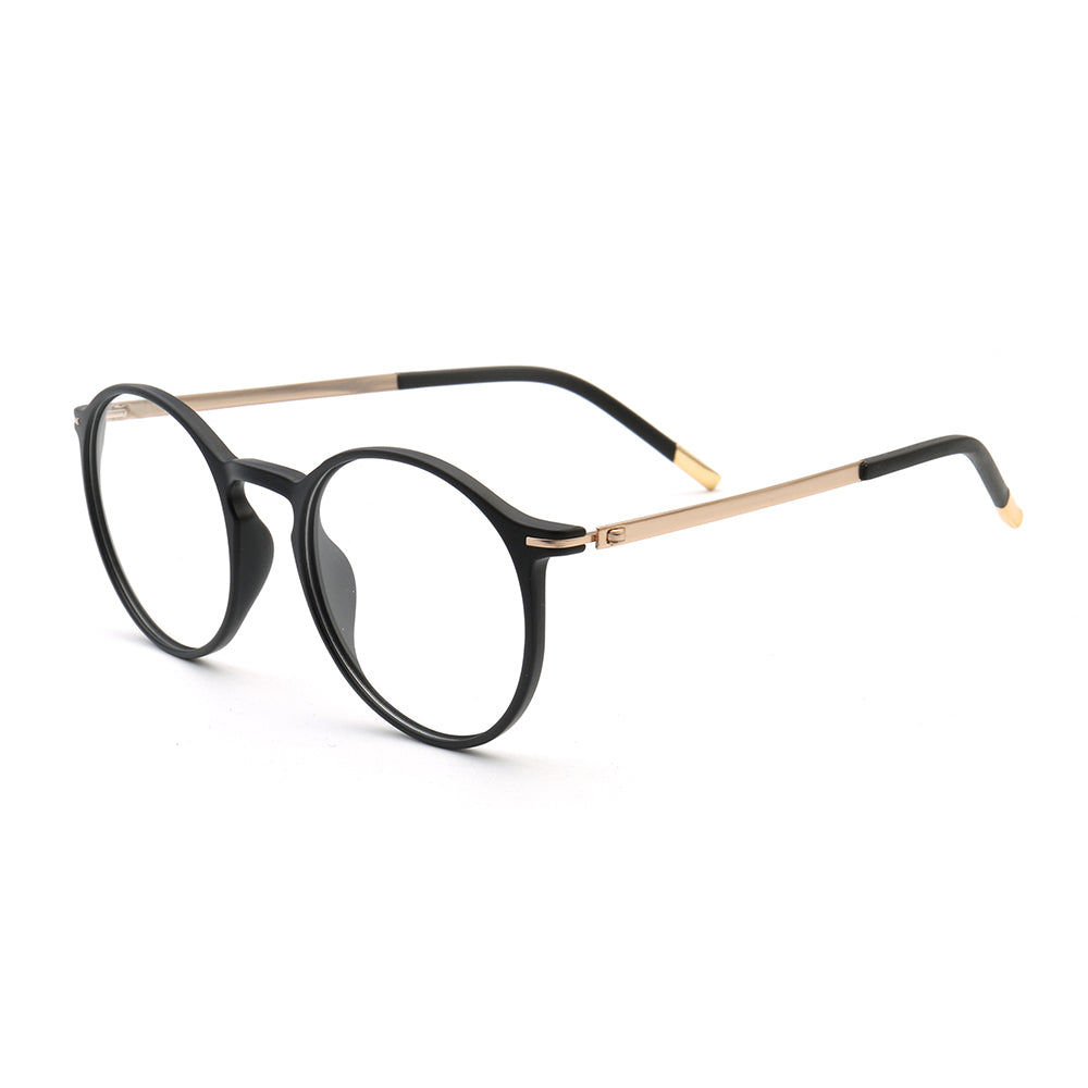 Ember | Light TR Tortoise Eyeglasses For Women  | Modern Round Clear Men Glasses Frames