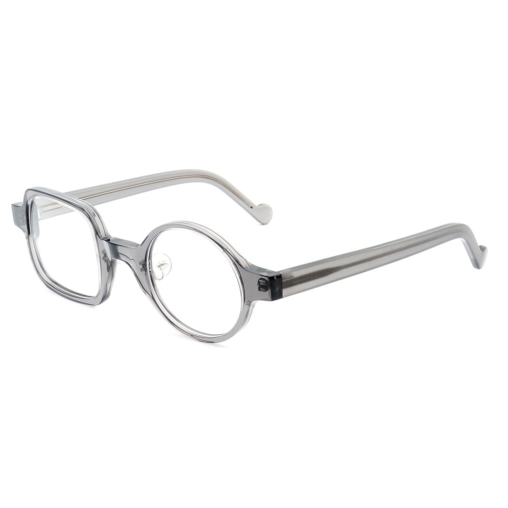 Archer | Stylish Men Mismatch Eyeglasses | Funky Vintage Square Round Glasses Frames Women