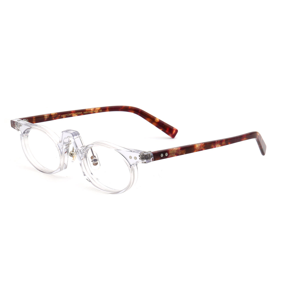 Revive | Retro Oval Eyeglasses for Men | Womens Tortoise Shell Funky Glasses Frames