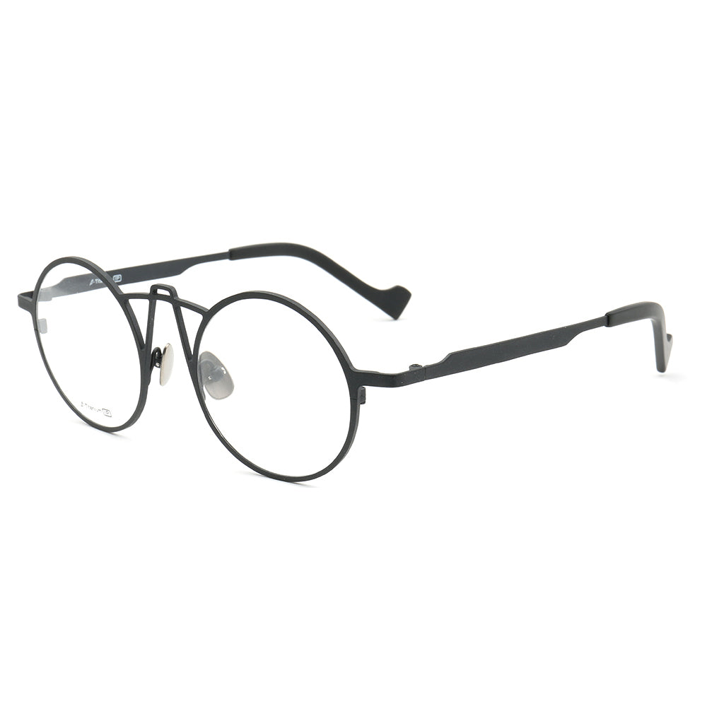 Xavier | Round Punk Style Titanium Eyeglass Frames | Retro Style Glasses For Men & Women