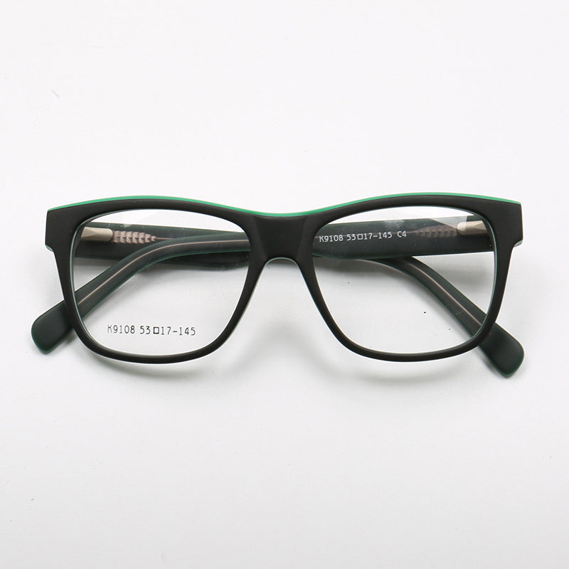 Liam | Two Toned Oversized Acetate Eyeglasses For Men | Classic Square Glasses Frames