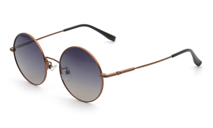 Reed | Round Womens Polarized Sunglasses Gradient | Mens Retro Sun Glasses UV400 Driving Outdoor