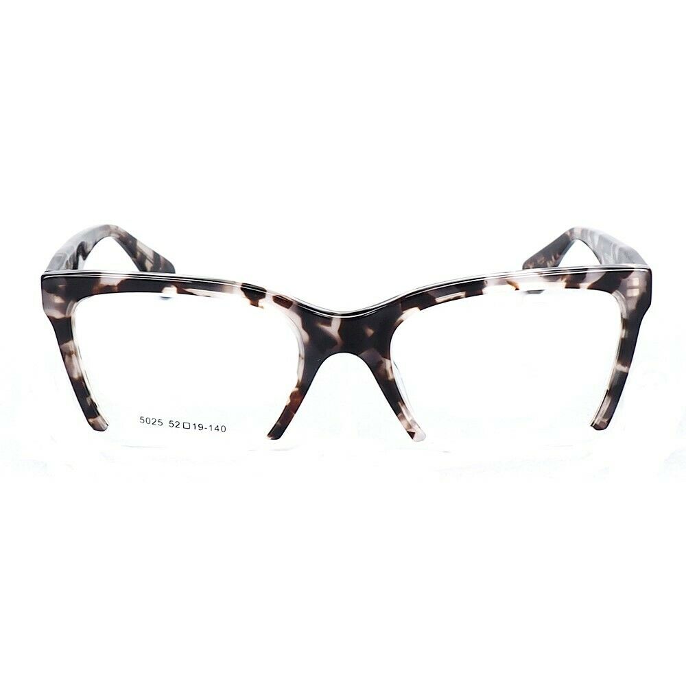 Isabella | Half Rim Cat Eye Glasses For Women | Modern Semi Rimless Tortoise Shell Pattern