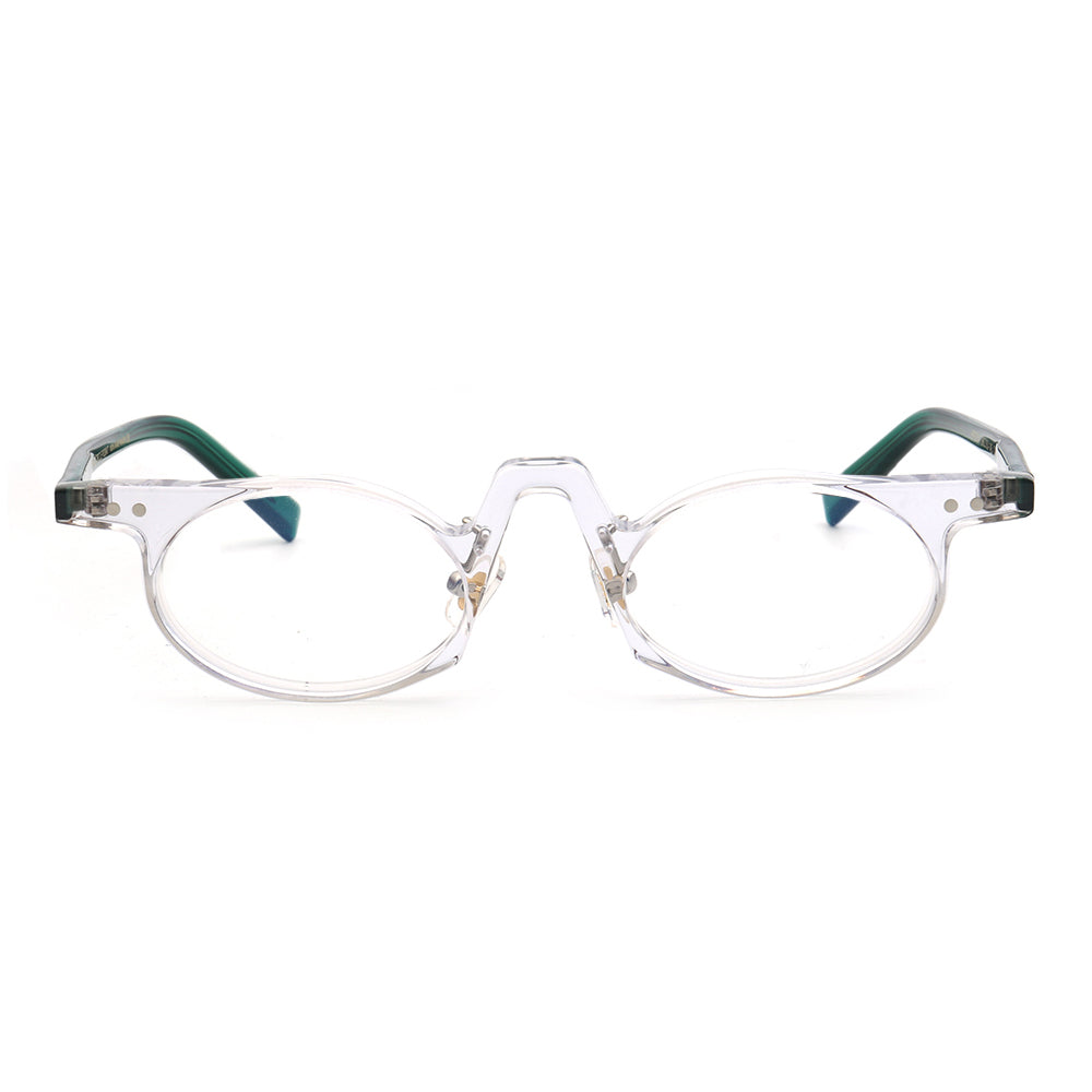 Revive | Retro Oval Eyeglasses for Men | Womens Tortoise Shell Funky Glasses Frames