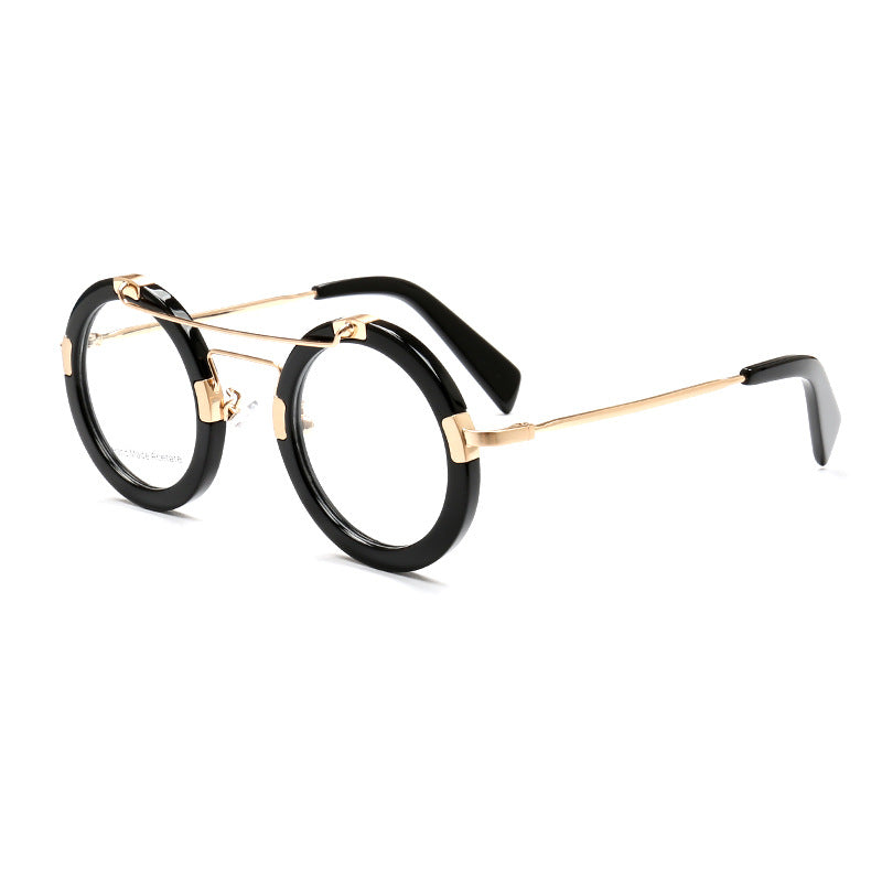 Altitude | Circular Retro Eyeglasses For Men | Funky Women Round Glasses Frames Tortoise Shell