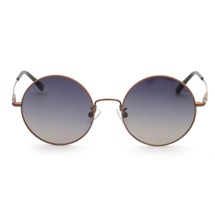 Reed | Round Womens Polarized Sunglasses Gradient | Mens Retro Sun Glasses UV400 Driving Outdoor