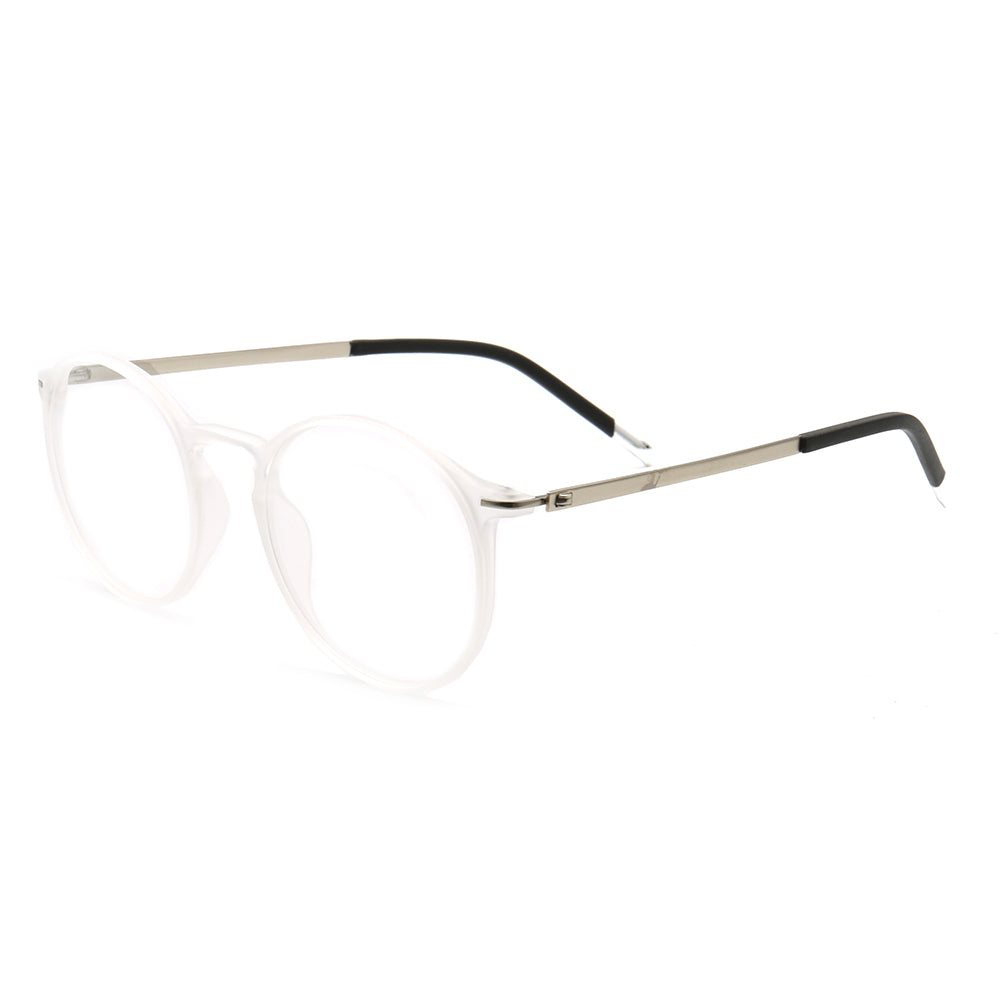 Ember | Light TR Tortoise Eyeglasses For Women  | Modern Round Clear Men Glasses Frames