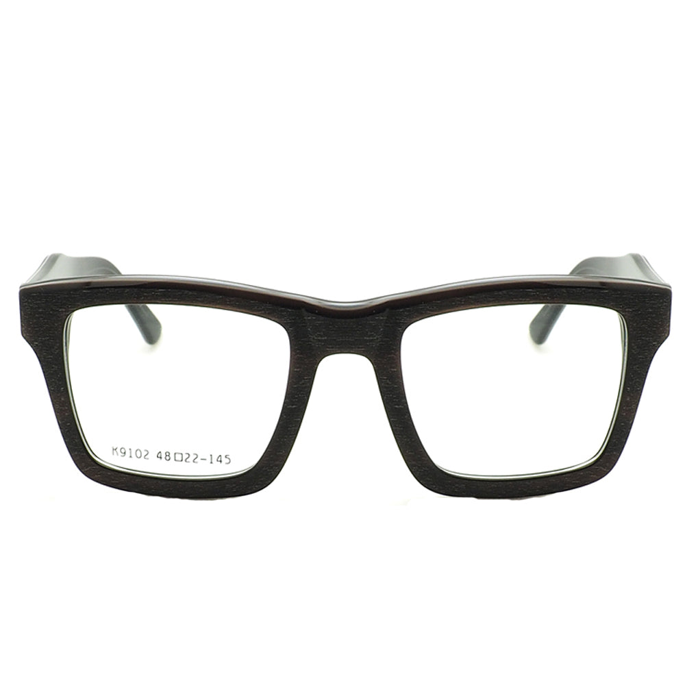 Earth | Stylish Two Tone Oversized Mens Eyeglasses | Retro Square Glasses Frames for Men