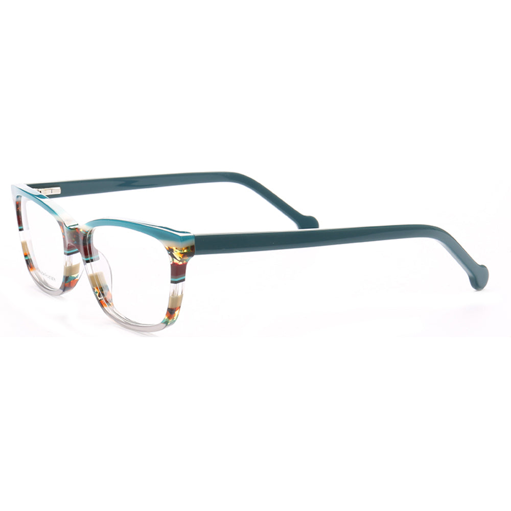 Hilda | Fashionable Acetate Glasses For Women | Pink Striped Eyeglasses Frames Online