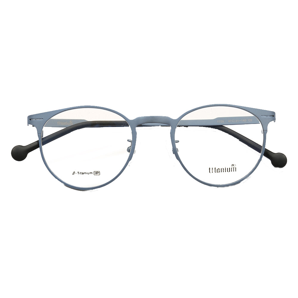 Astor | Round Pure Titanium Eyeglasses | Classic Full Rim Lightweight Glasses for Men & Women