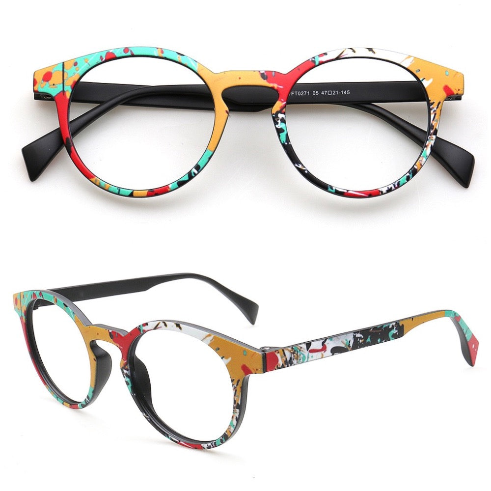 Henderson | Round Rainbow TR Eyeglasses for Men & Women | Lightweight Stylish Glasses Frames Online