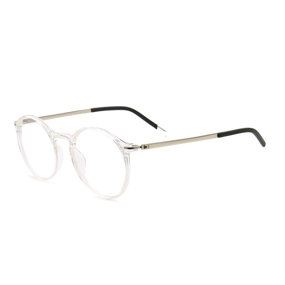 Ember | Light TR Tortoise Eyeglasses For Women  | Modern Round Clear Men Glasses Frames