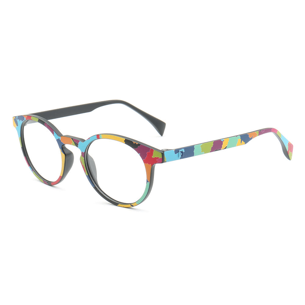 Henderson | Round Rainbow TR Eyeglasses for Men & Women | Lightweight Stylish Glasses Frames Online