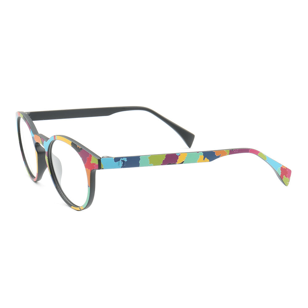 Henderson | Round Rainbow TR Eyeglasses for Men & Women | Lightweight Stylish Glasses Frames Online
