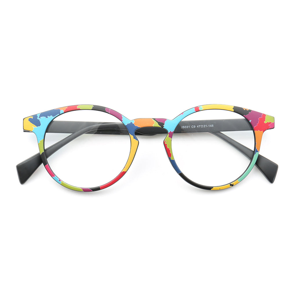 Henderson | Round Rainbow TR Eyeglasses for Men & Women | Lightweight Stylish Glasses Frames Online