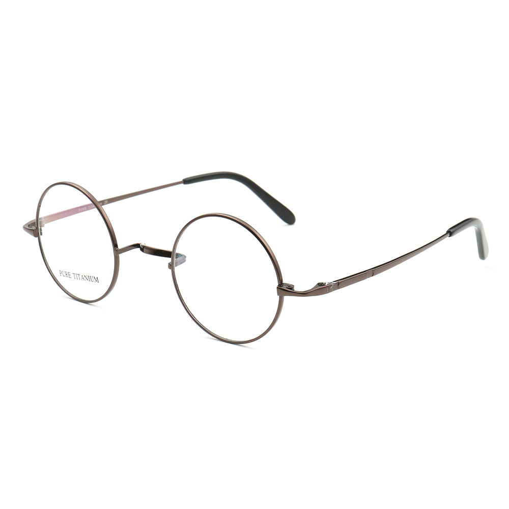 Sullivan | Old School Round Titanium Glasses for Men | Lightweight Retro Womens Eyewear Frames