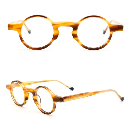 Crown | Mens & Womens Nerd Vintage Eyeglasses Round | Hipster Tortoise Retro Glasses Frames Online