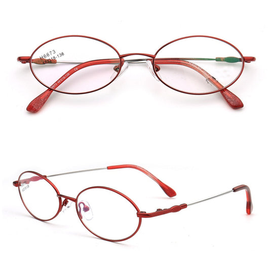 Adeline | Womens Flexible Memory Metal Glasses | Oval Eyeglass Frames Bendable Eyewear