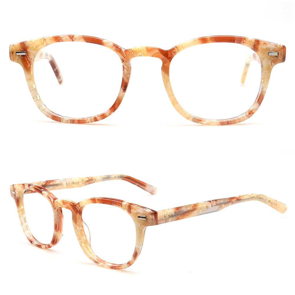 Drew | Vintage Mens Square Eyeglasses | Trendy Tortoise Retro Womens Glasses Frames Online