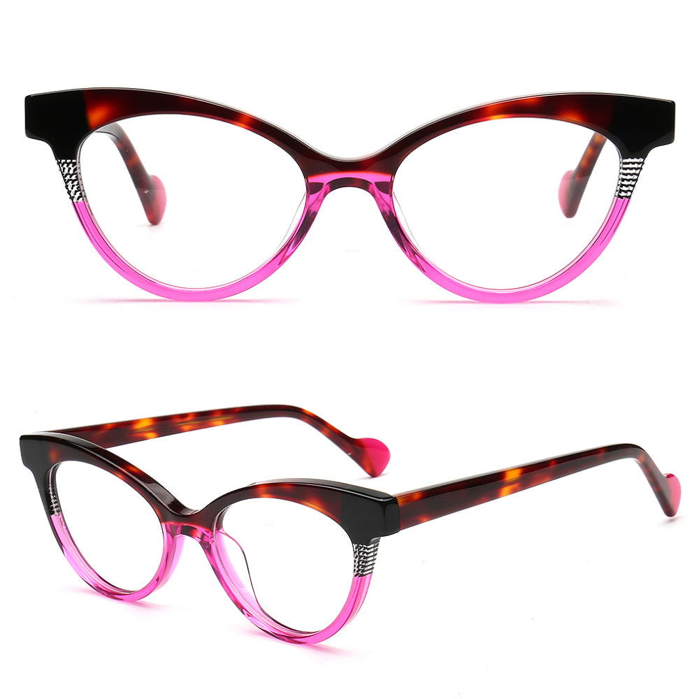 Farris | Two Tone Cat Eye Glasses Frames for Women