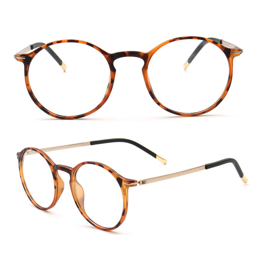 Ember | Light TR Tortoise Eyeglasses For Women  | Modern Round Clear Men Glasses Frames