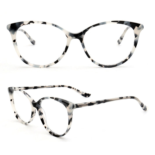 Hazel | Colorful Cat Eye Glasses For Women | Acetate Frame w/ Tortoise Shell Finish