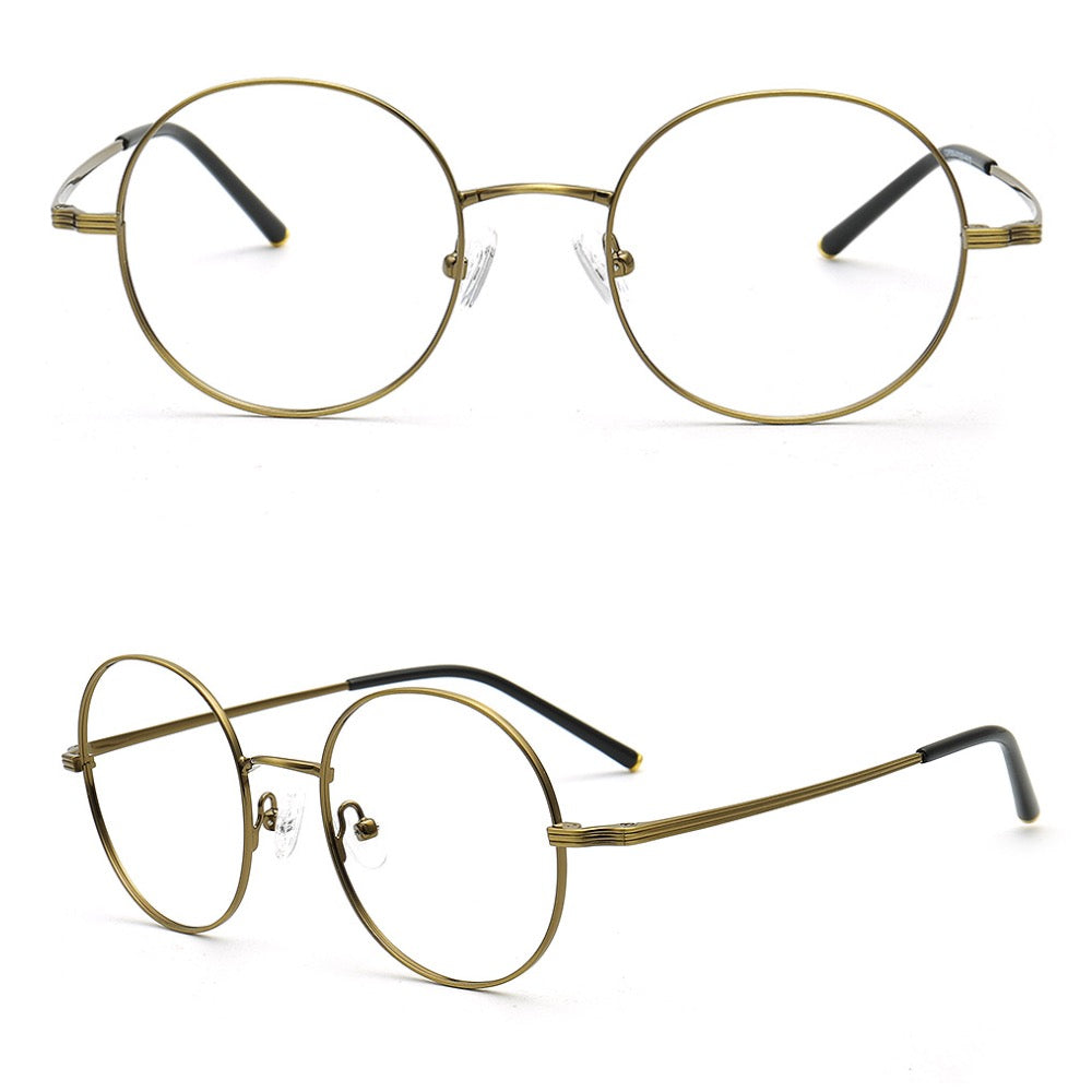 Jaycee | Vintage Women Round Metal Glasses Frames | Men’s Retro Eyeglasses Nerd Eyewear Online