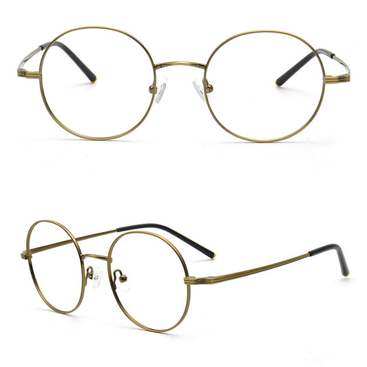 Jaycee | Vintage Women Round Metal Glasses Frames | Men’s Retro Eyeglasses Nerd Eyewear Online