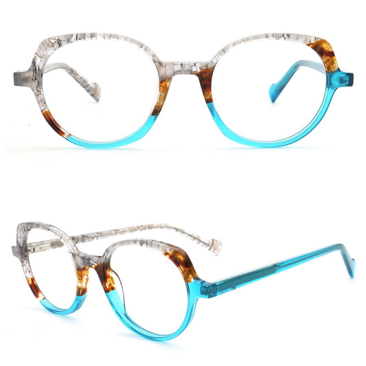 Sage | Stylish Womens Round Eyeglasses | Modern Mens Geometric Optical Glasses Frames