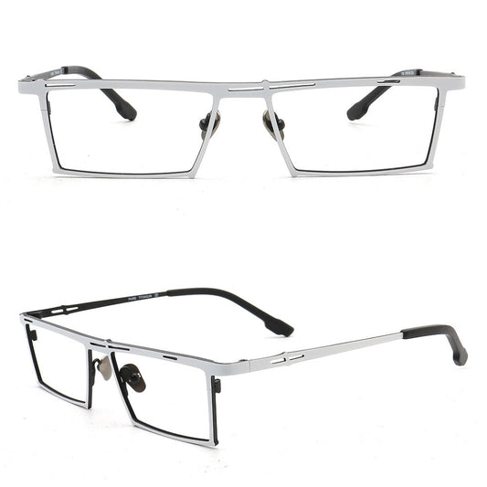 Ethan | Stylish Mens Rectangular Full Rim Eyeglasses | Modern Business Glasses Frames for Men