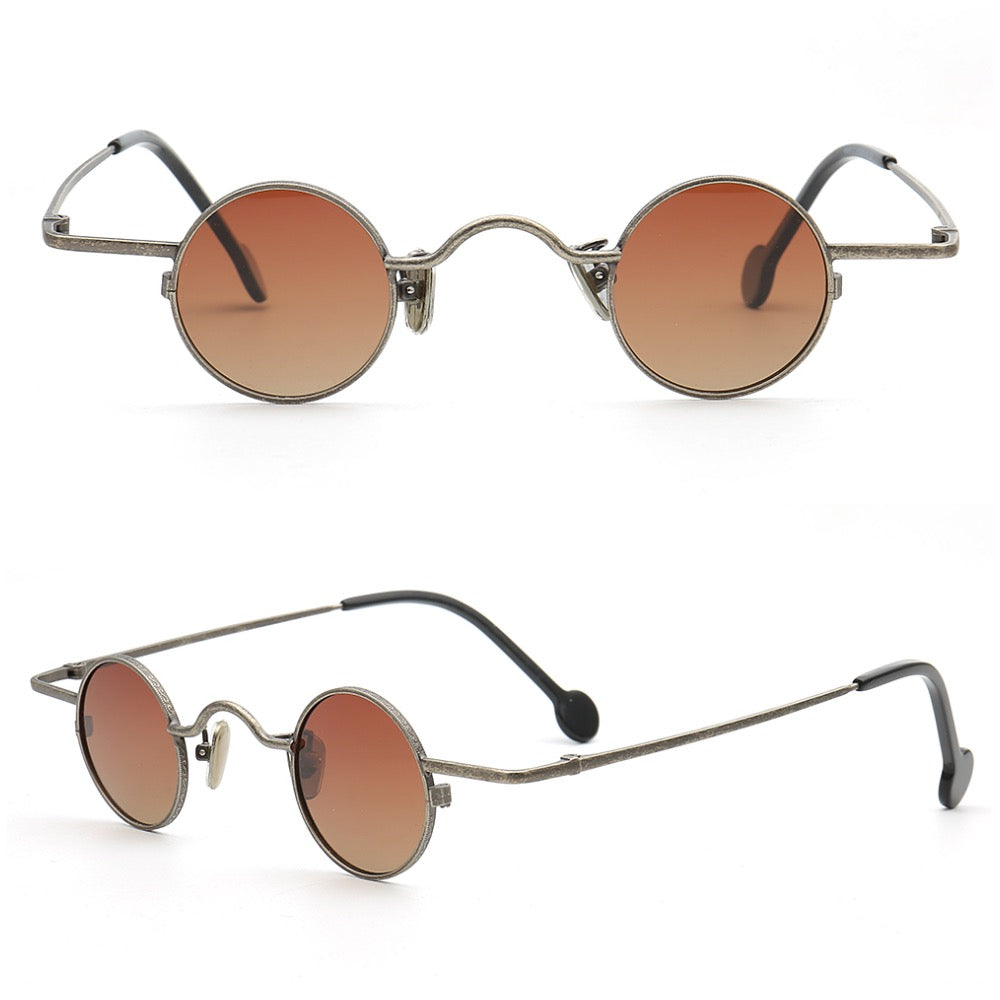 Jefferson | Hipster Round Men Polarized Sunglasses | Retro Trendy Women Sun Glasses Driving UV400